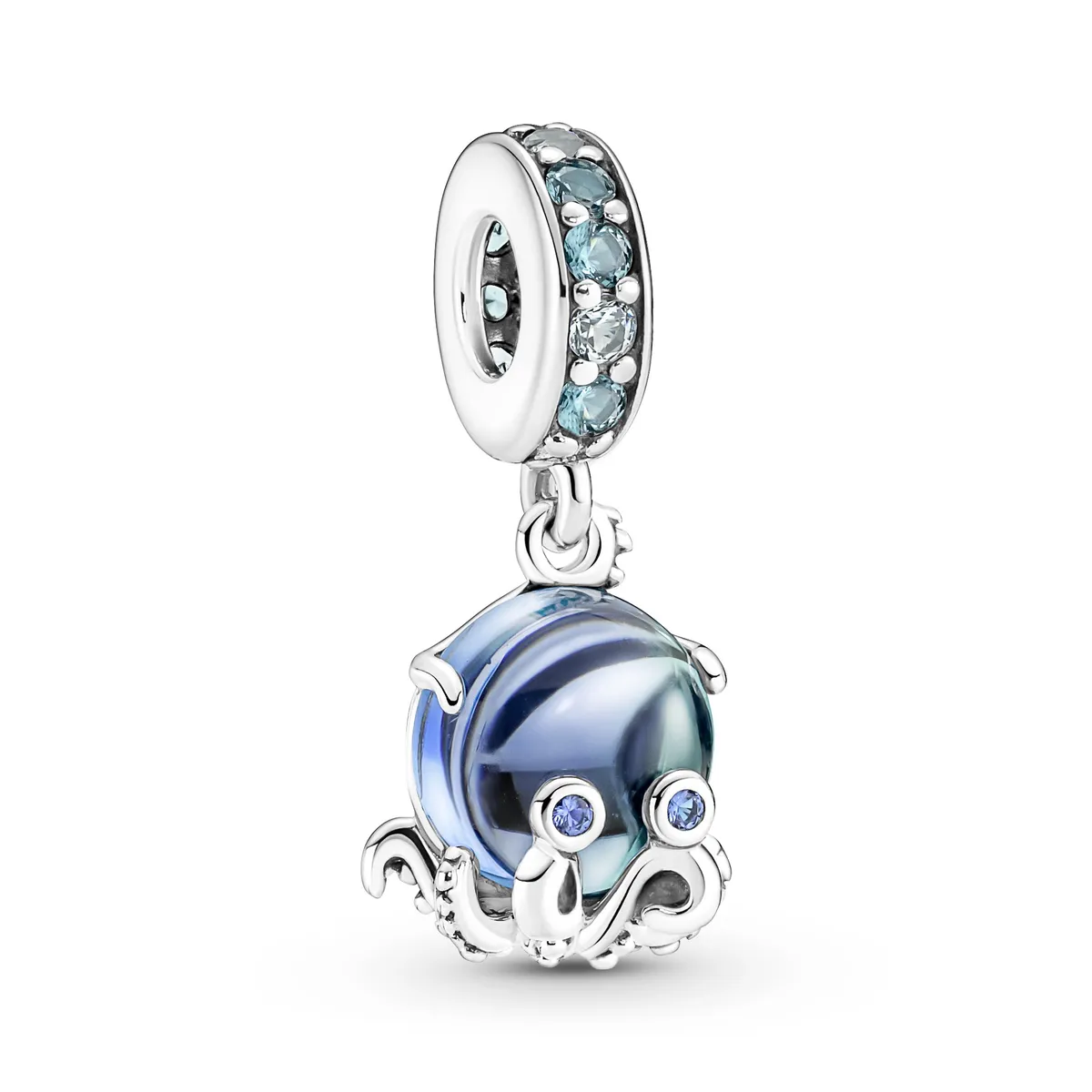 Pandora - Blæksprutte muranoglas charm - 791694C01