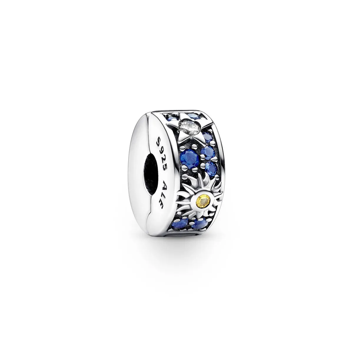 Pandora - Celestial Sun, Star & Moon clip charm Sølv sterlingsølv