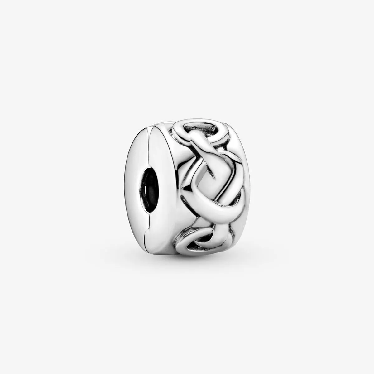 Pandora - Clip charm Knotted Hearts