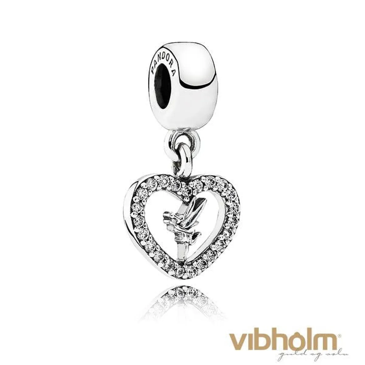 Pandora Disney Love Tinker bell charm - sterlingsølv 791565CZ