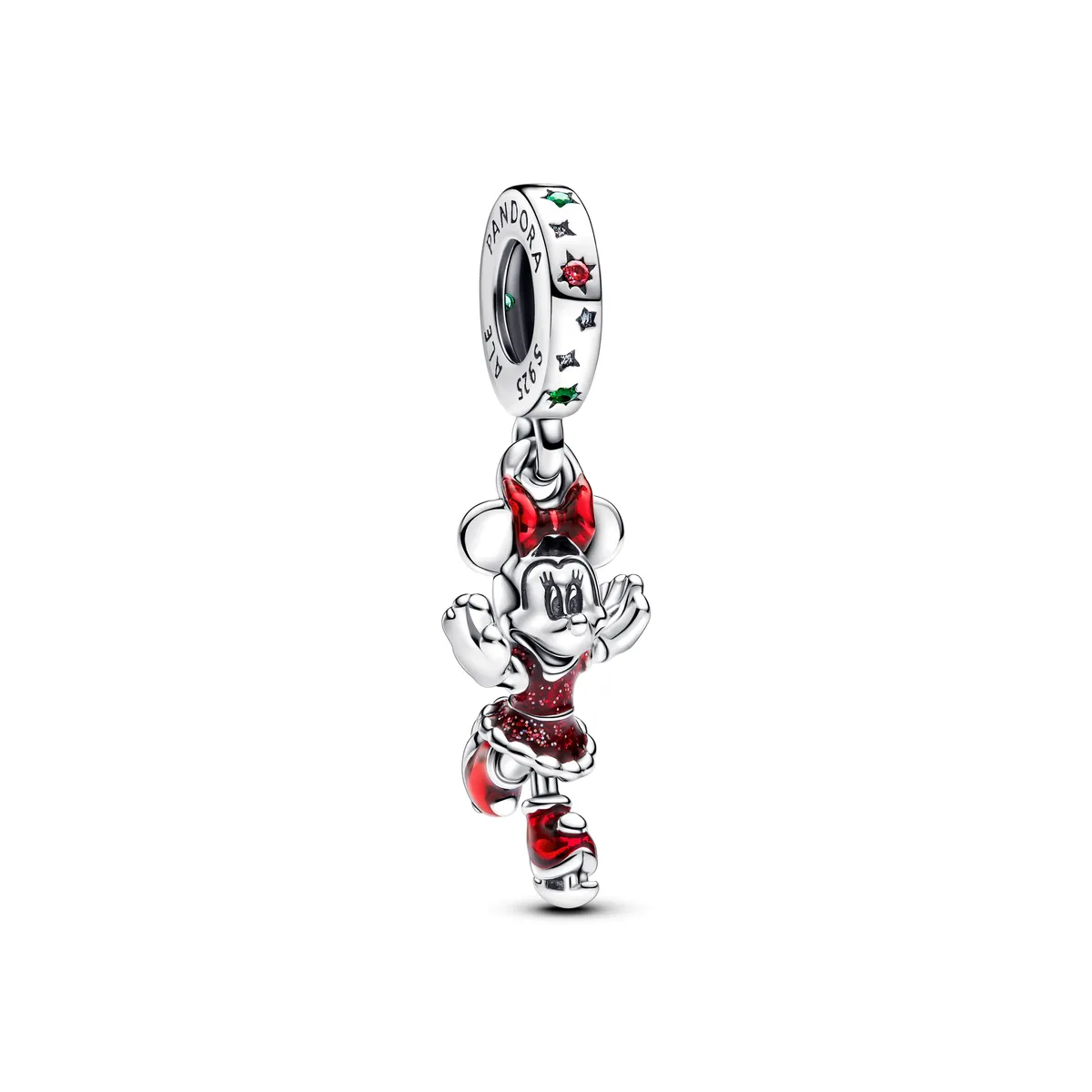 Pandora - Disney, Minnie Mouse skøjteløber charm - 793530c01