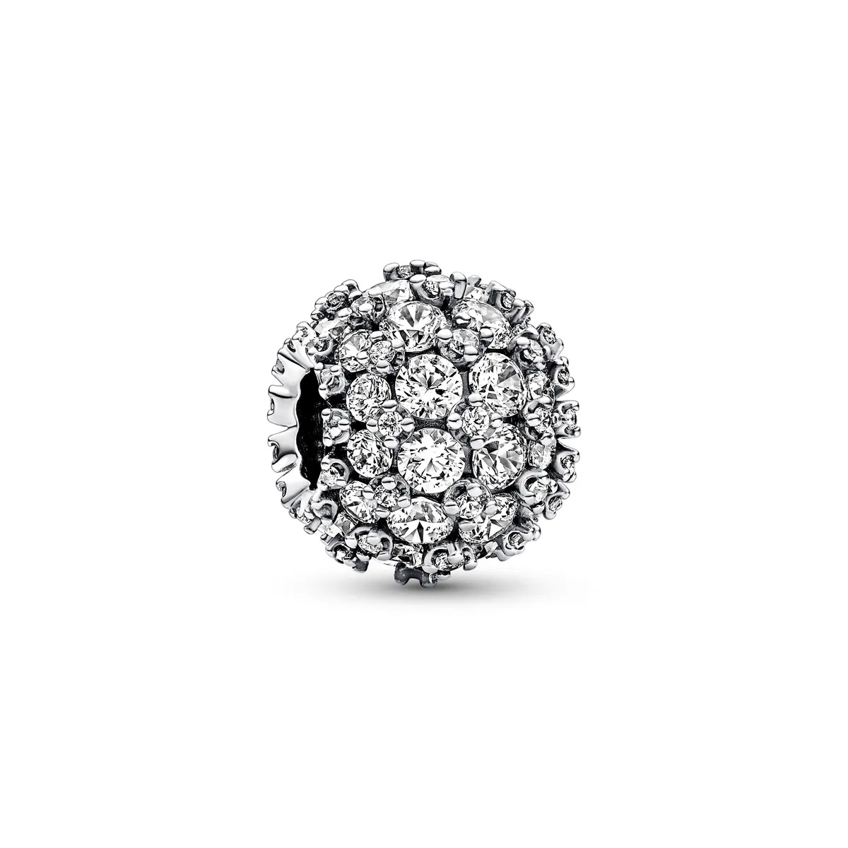 Pandora - Funklende rund pavé charm - 792630c01