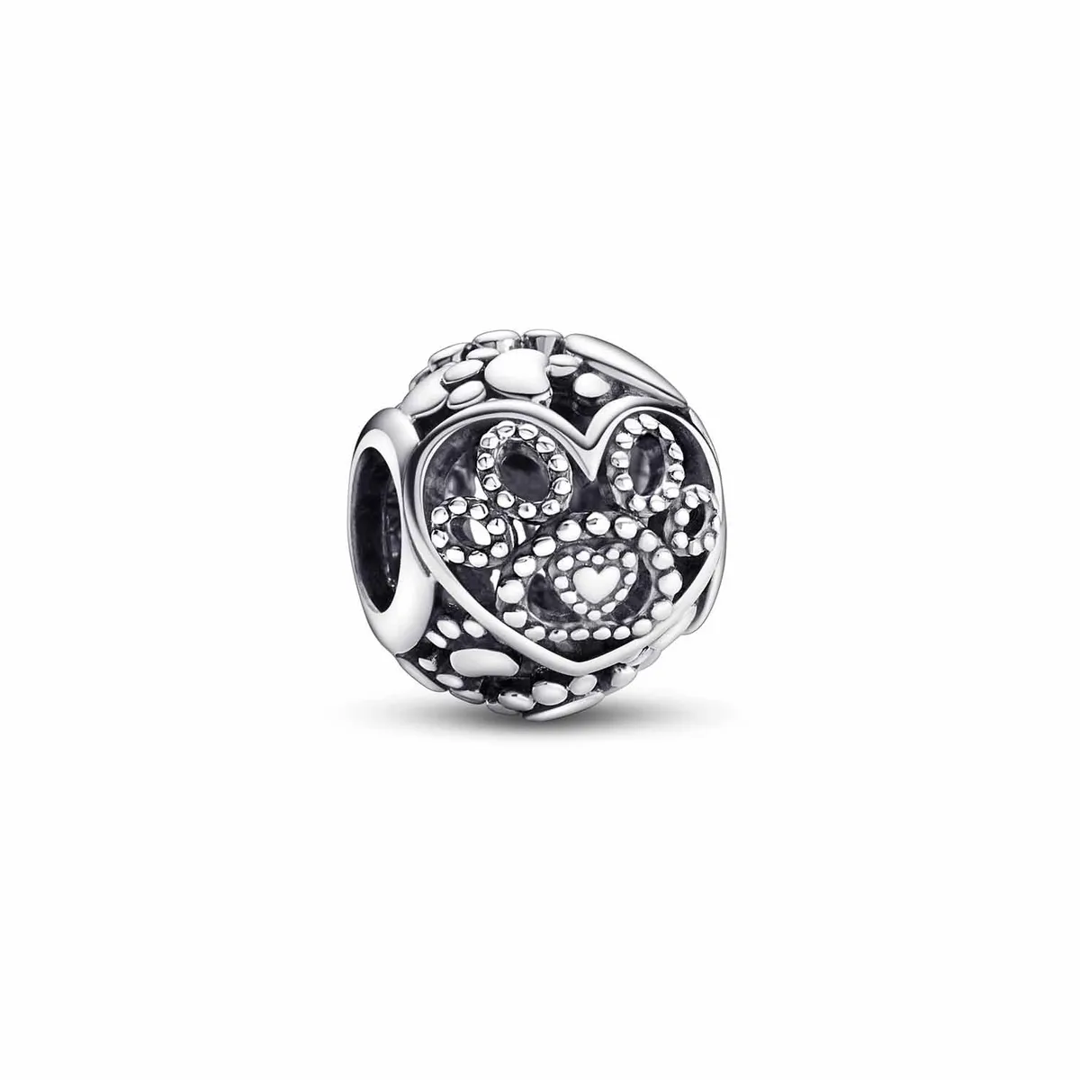 Pandora - Fur Baby Hjerter & Poteaftryk charm 792248C00