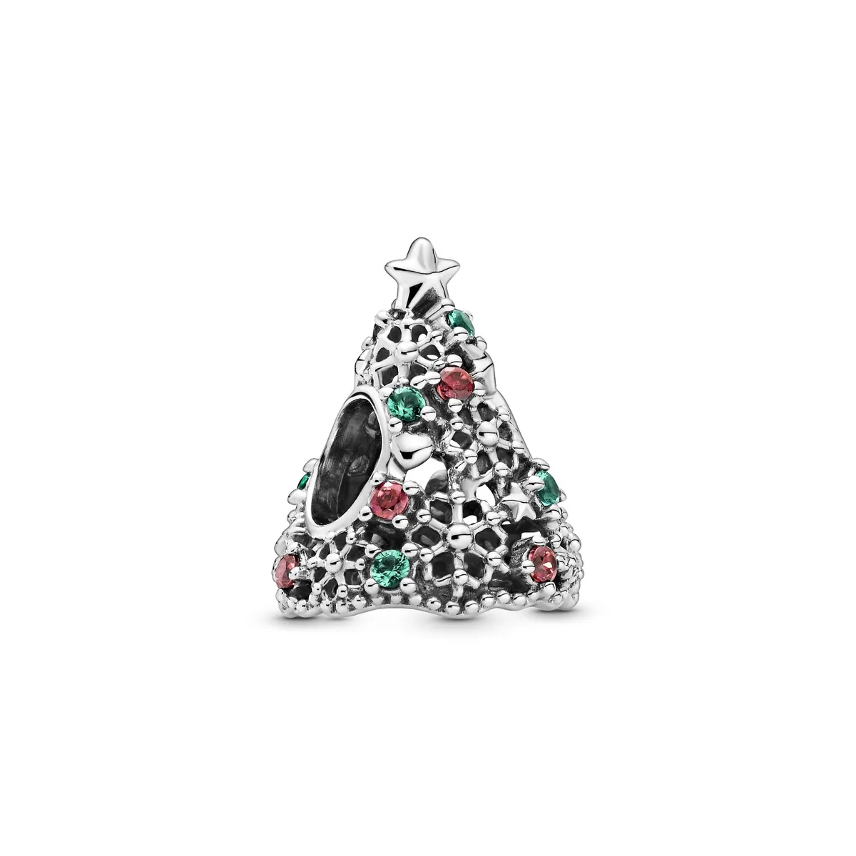 Pandora - Glitter Christmas Tree charm 799226C01