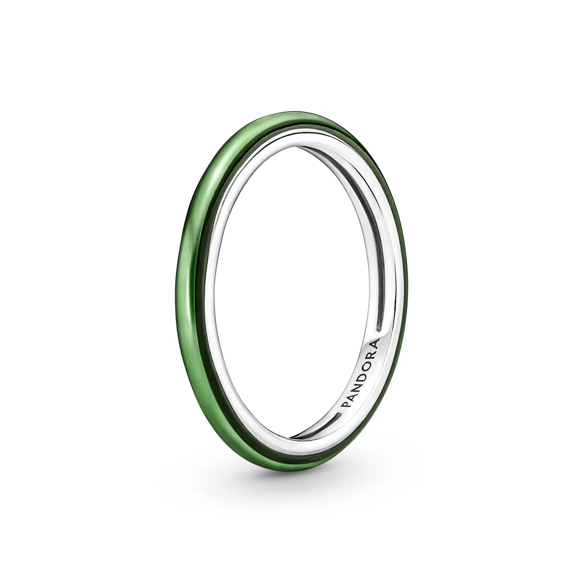 Pandora - Me Laser Green ring sølv