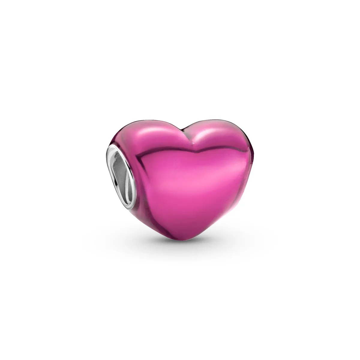 Pandora - Metallic Pink Heart charm 799291C03