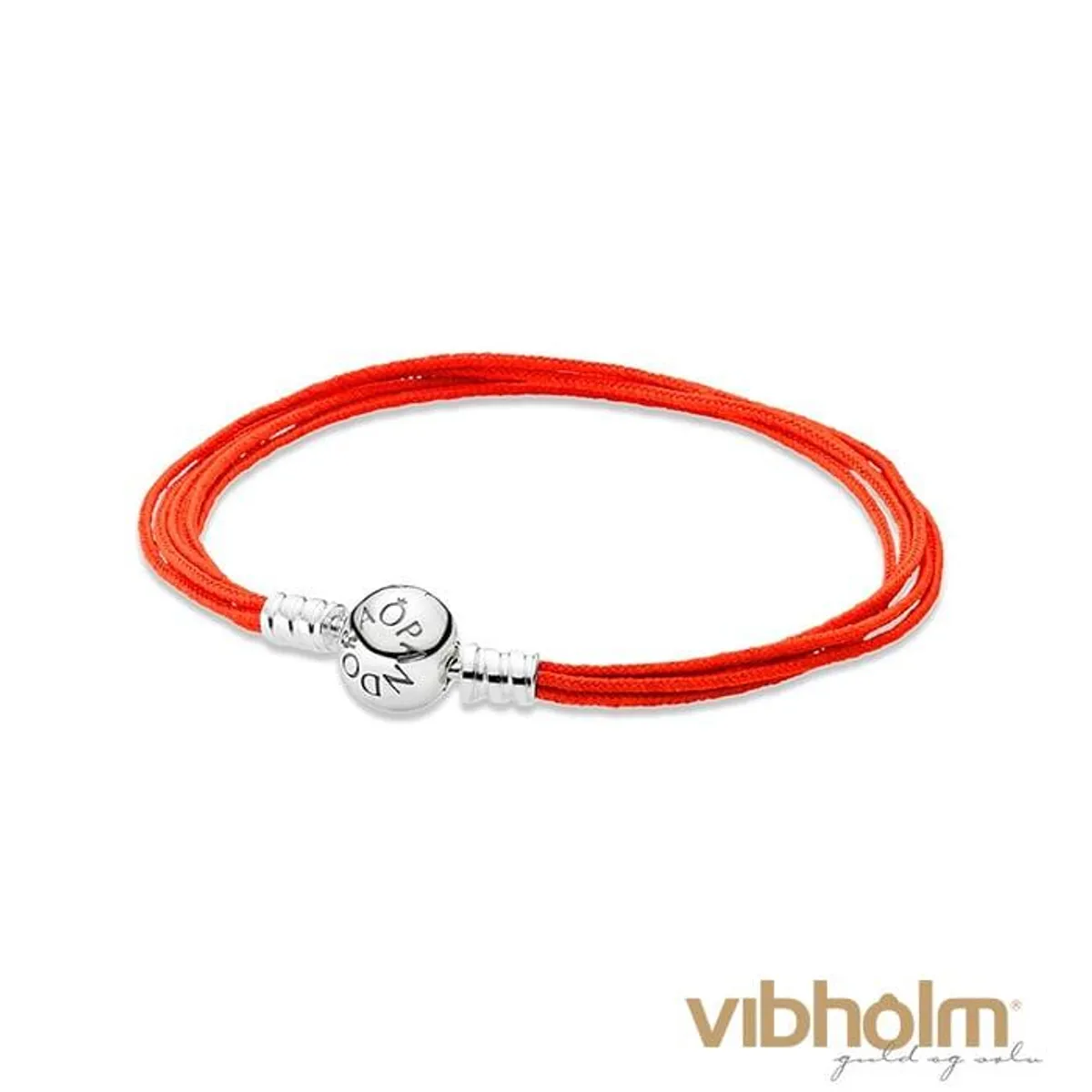 Pandora - multistring armbånd orange sterlingsølv 590715COE-M2