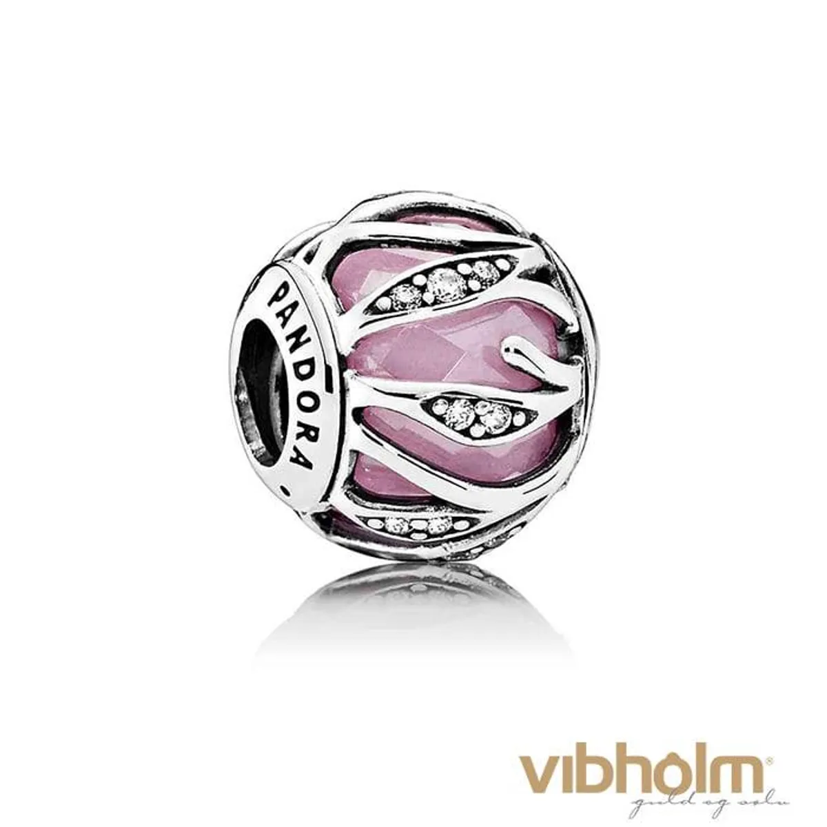 Pandora - Pink Nature's Radiance Charm sterlingsølv 791969PCZ