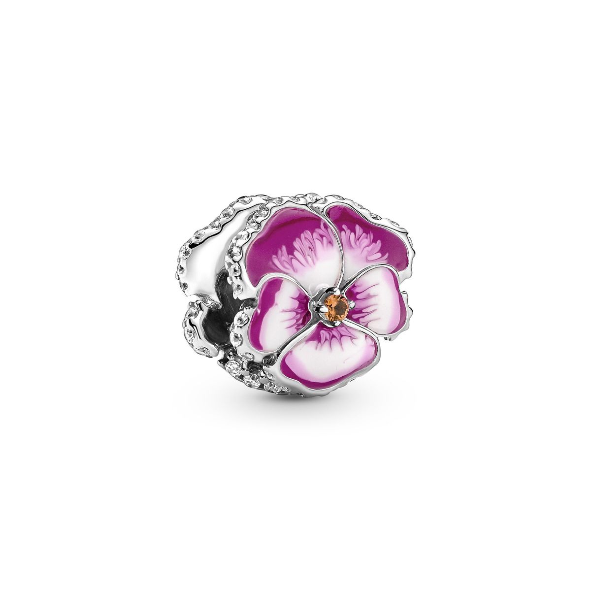 Pandora - Pink Stedmoderblomst charm - 790777c01