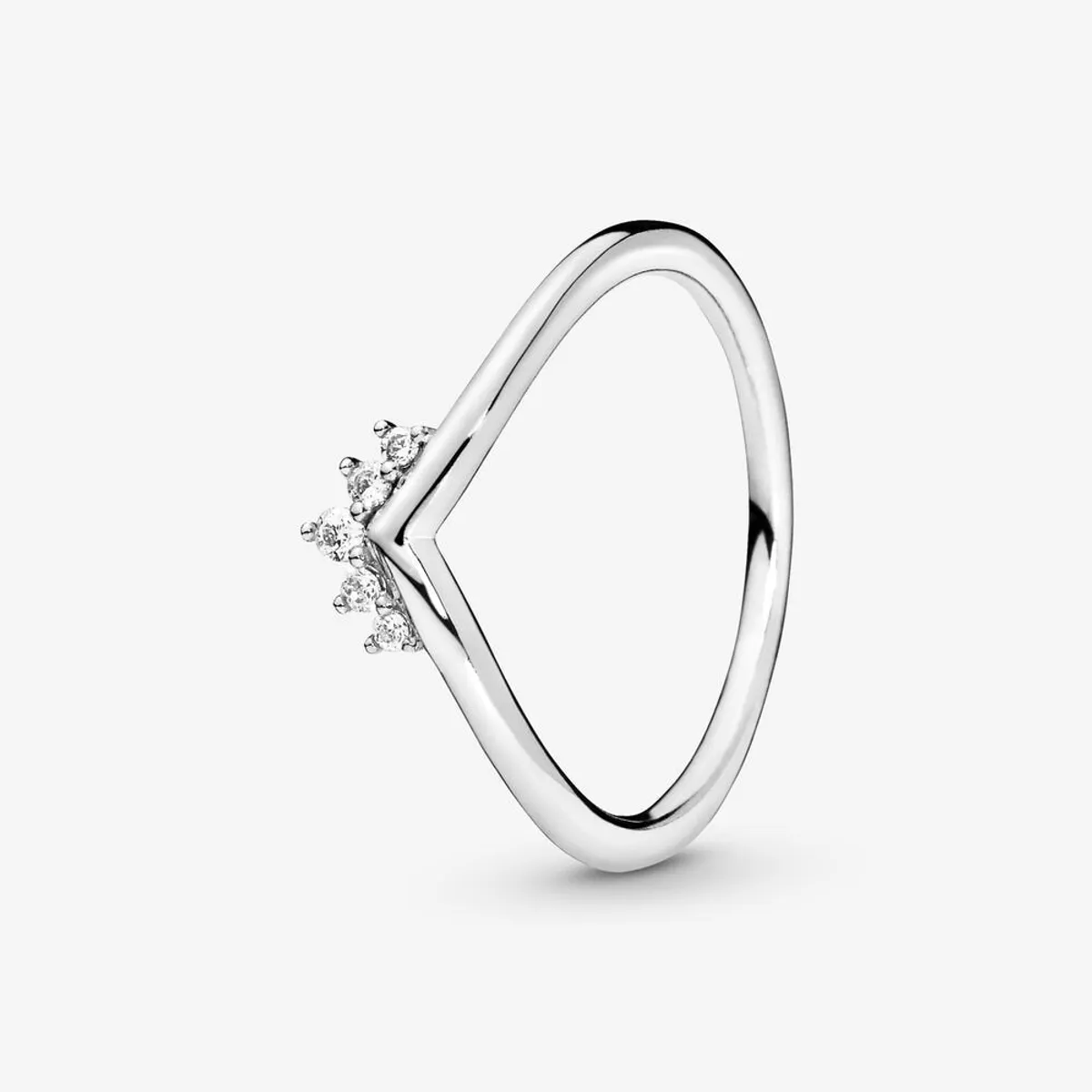 Pandora ring Tiara Wishbone sølv str. 48