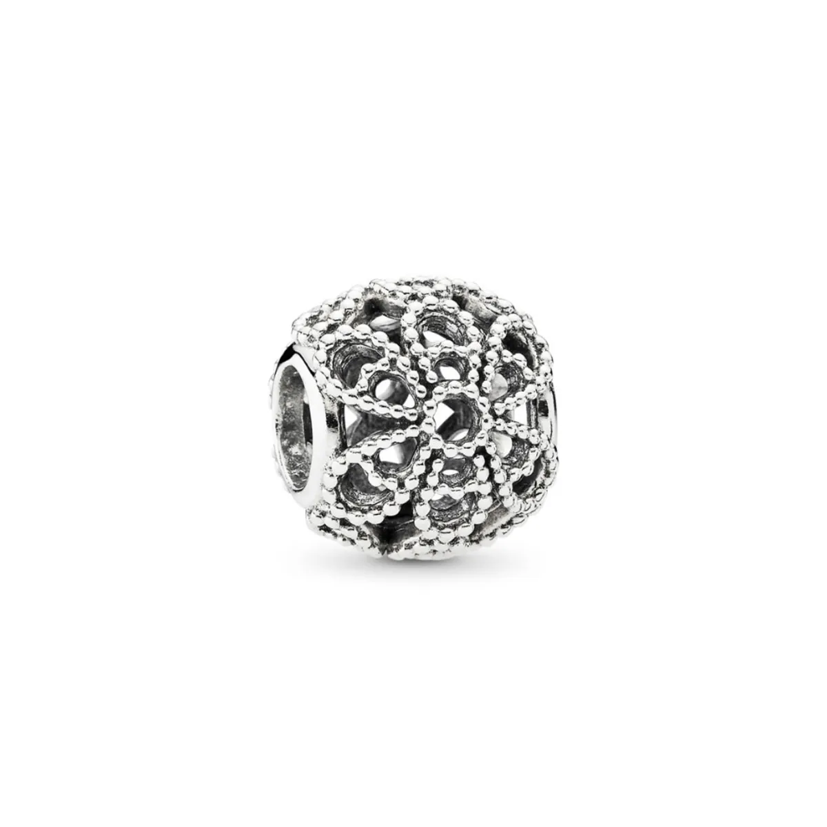 Pandora - Roses openwork charm i sølv - 791282