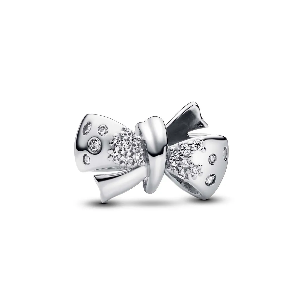 Pandora - Sparkling Bow charm, zirkonia Sølv sterlingsølv