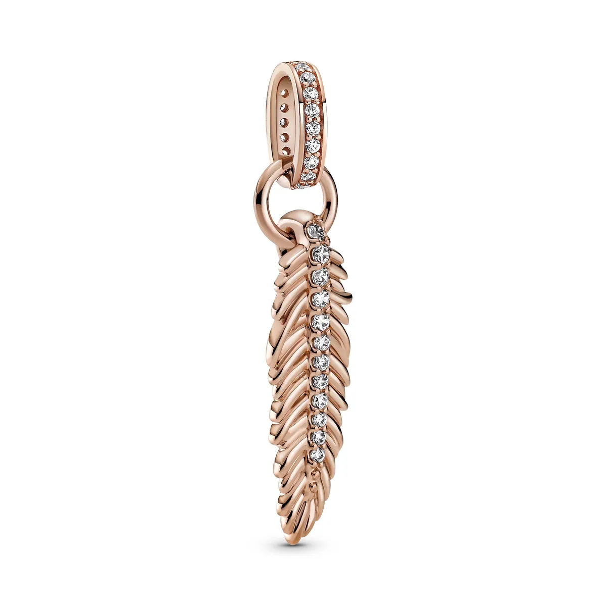 Pandora - Sparkling Feather charm 789550C01