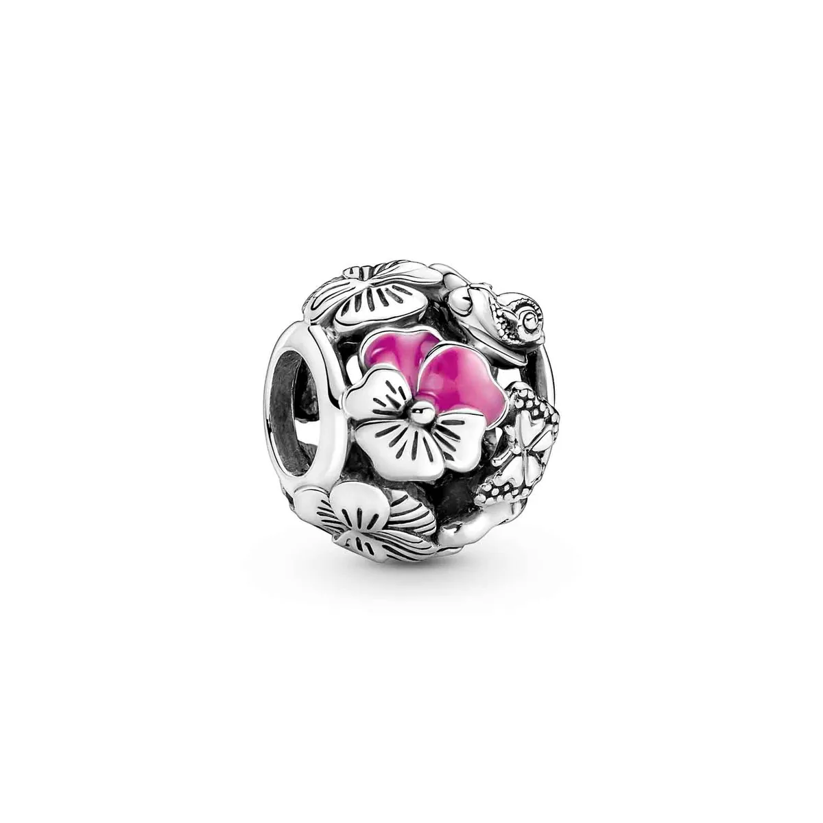 Pandora - Stedmoderblomstervenner charm 790759C01