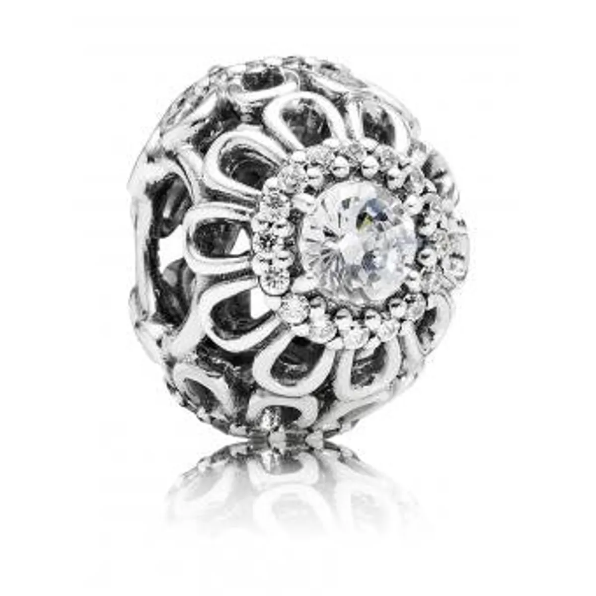 Pandora - Sølv charm store zirkonia - 791260cz