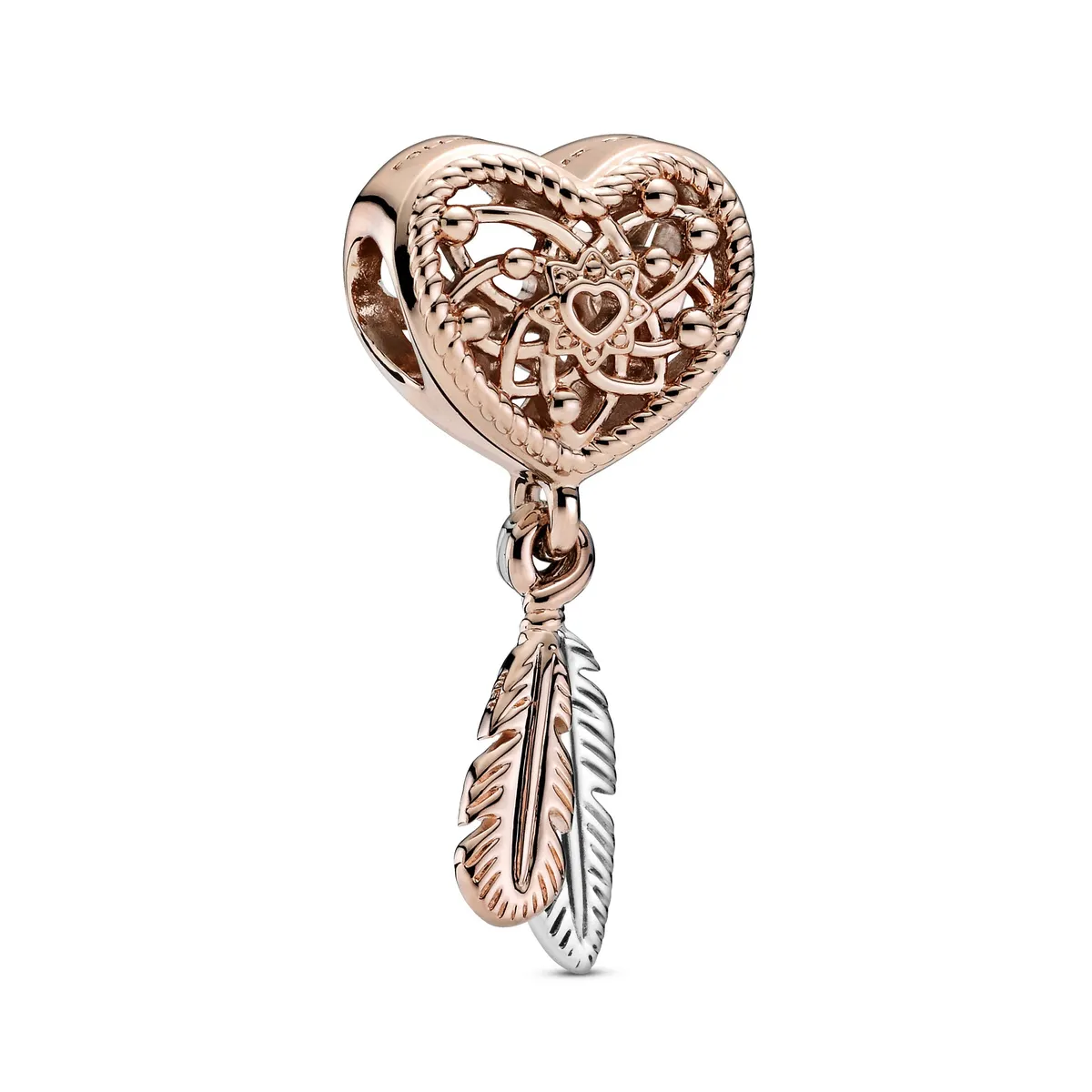 Pandora - Two Feathers Dreamcatcher charm 789068C00