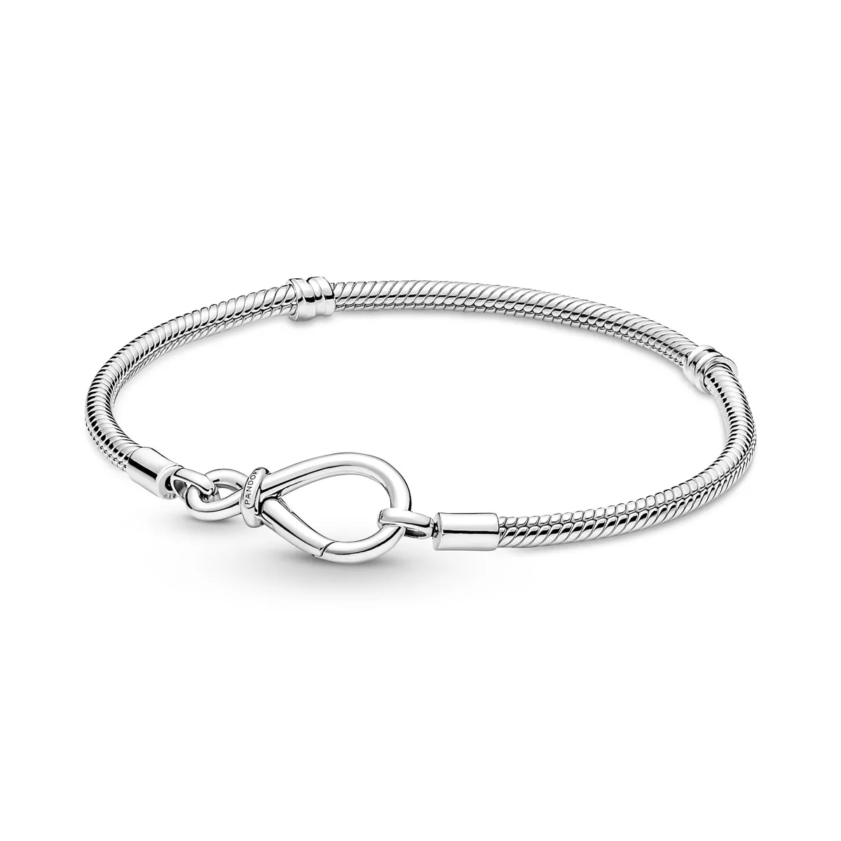 Pandora - Uendeligheds knude armbånd i sølv - 590792c00