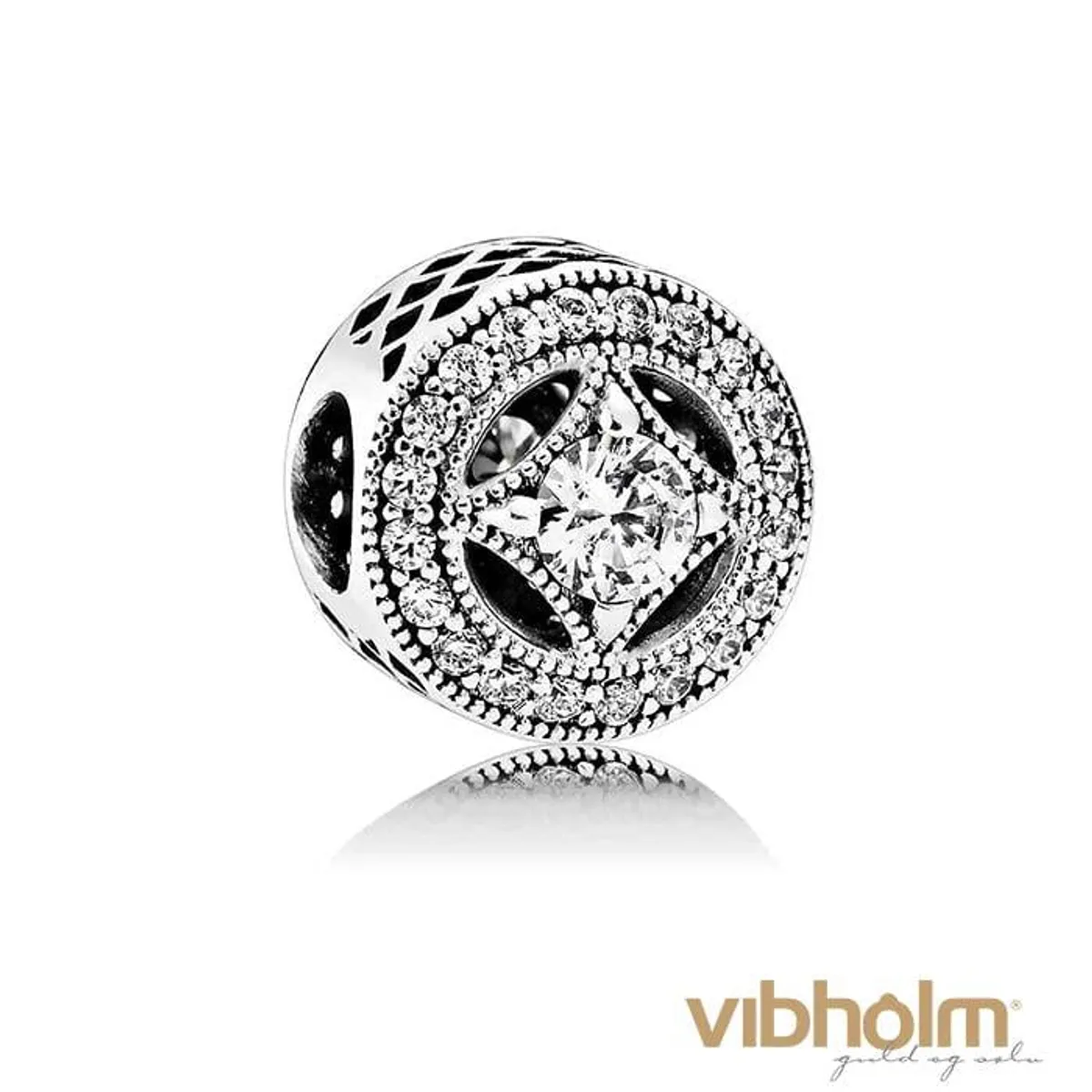 Pandora - Vintage Allure Charm sterlingsølv 791970CZ