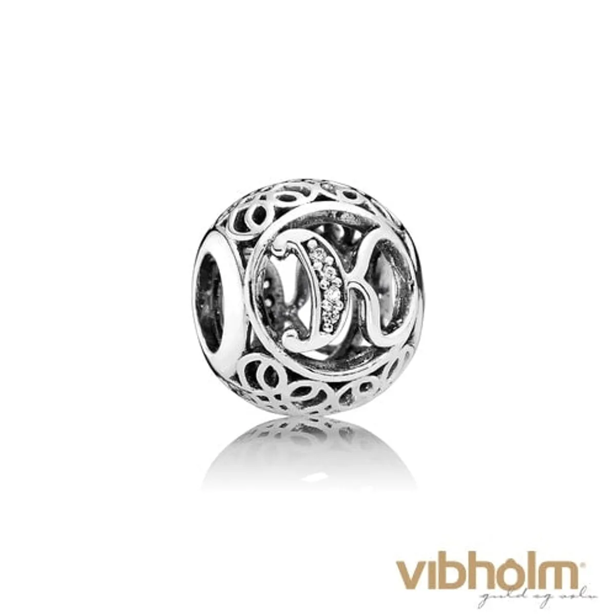 Pandora - Vintage K Charm sterlingsølv 791855CZ