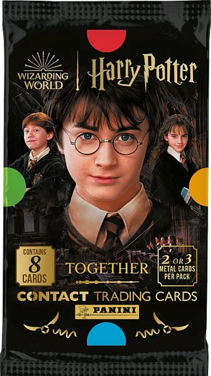 Panini Harry Potter Contact Trading Cards - Together - Booster Pack