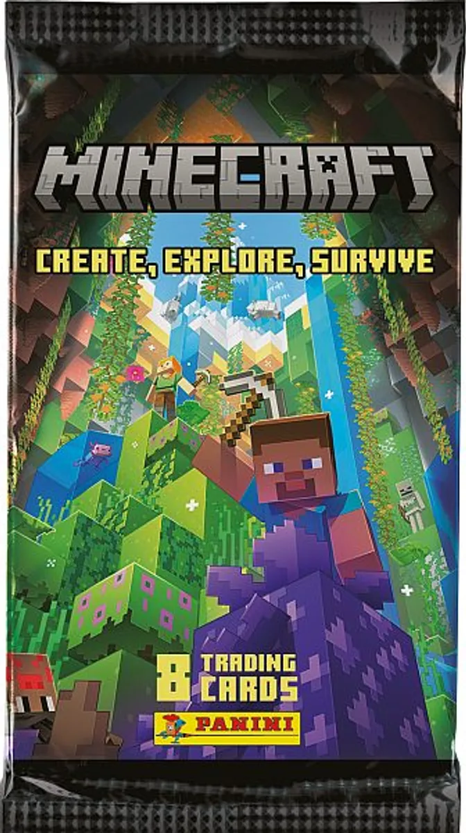 Panini Minecraft - Series 3: Create, Explore, Survive Trading Cards - Booster Pack