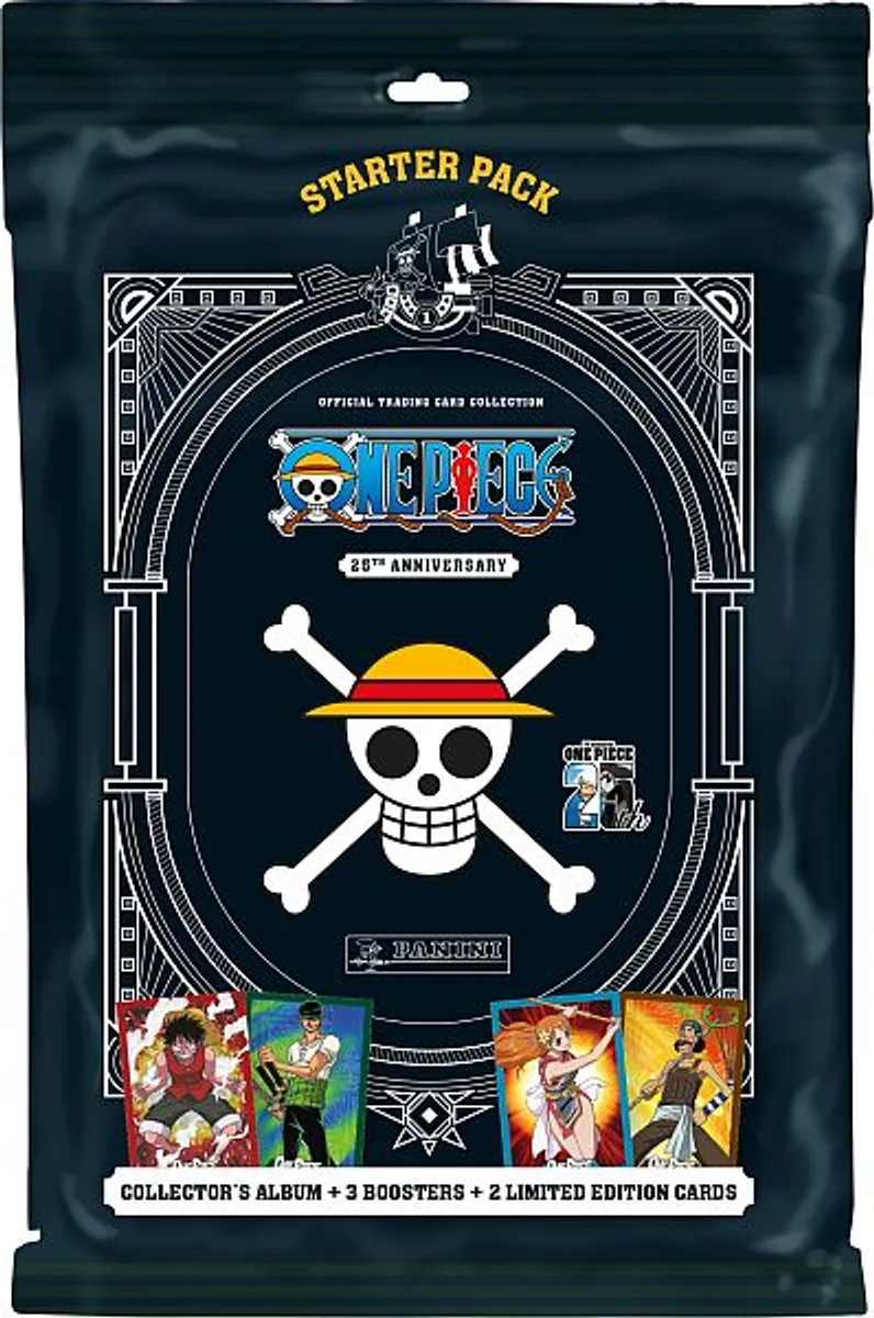 Panini One Piece - 25th Anniversary Trading Card Collection - Starter Pack