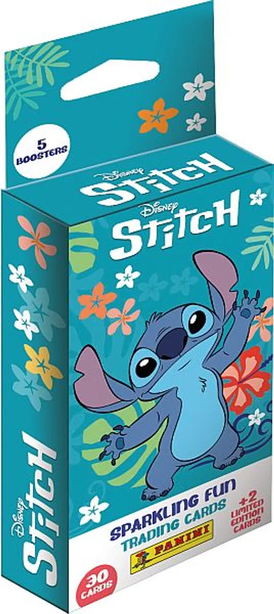 Panini Stitch Trading Cards - Sparkling Fun (2024) - Blister Pack (5 Boosters & 2 Limited Edition)