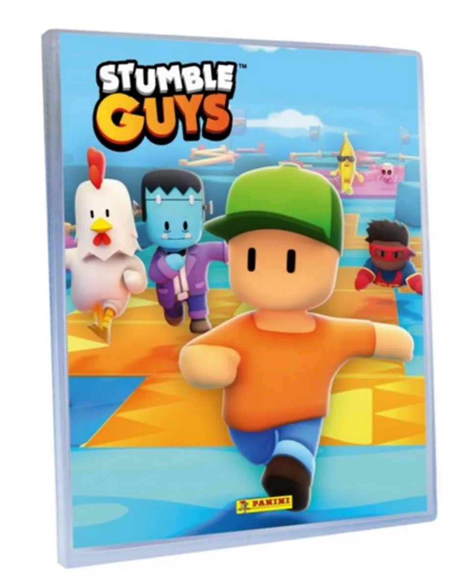 Panini Stumble Guys - Trading Cards Collection - Starter Set (StartersÃ¦t med Mappe & 3 Boosters)