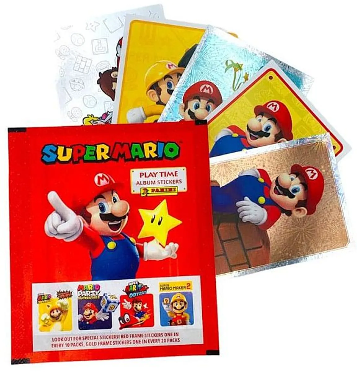 Panini Super Mario Sticker Collection - Play Time - Booster Pack