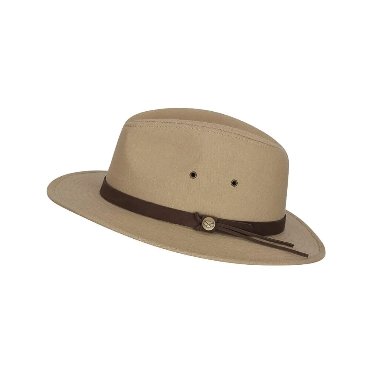 Panmure Canvas Foldable Hat, sand, (with carry bag) - M (57cm)