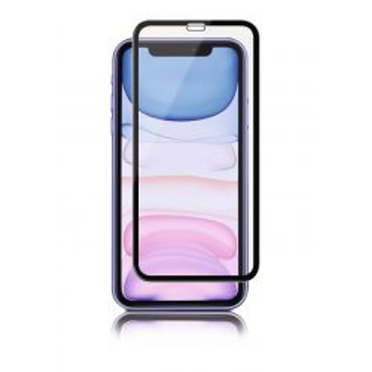 Panzer Iphone Xr/11, Curved Silicate Glass, Black - Tilbehør til smartphone