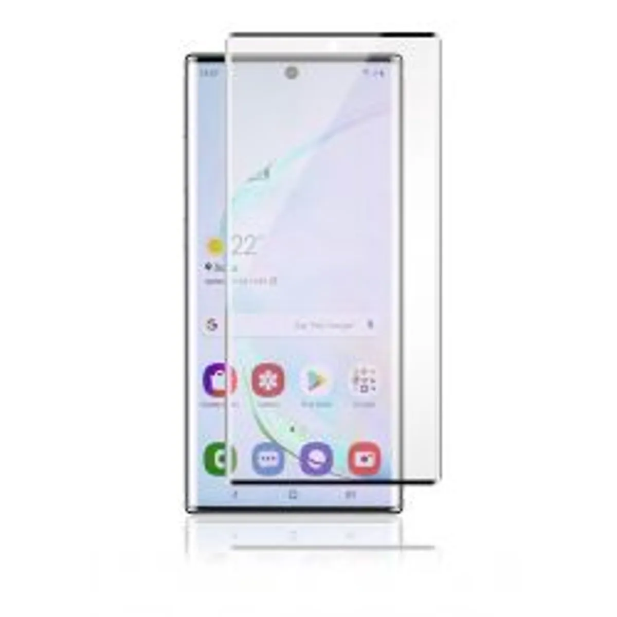 Panzer Samsung Galaxy Note 10, Curved Glass, Black - Tilbehør til smartphone