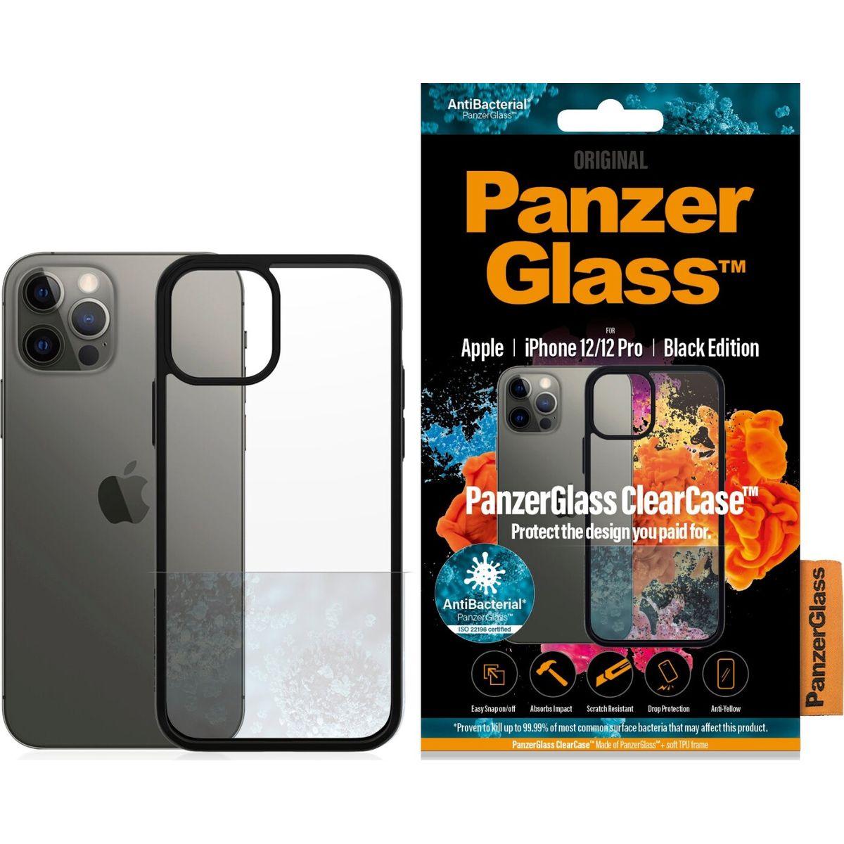 Panzerglass - Apple Iphone 12/12 Pro - Clearcase - Sort