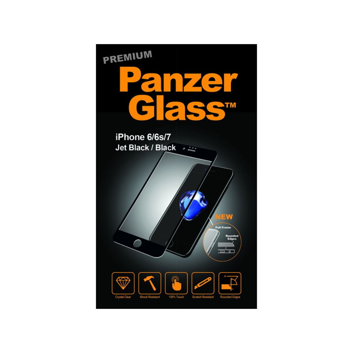 Panzerglass Iphone 6/6s/7/8 Sort