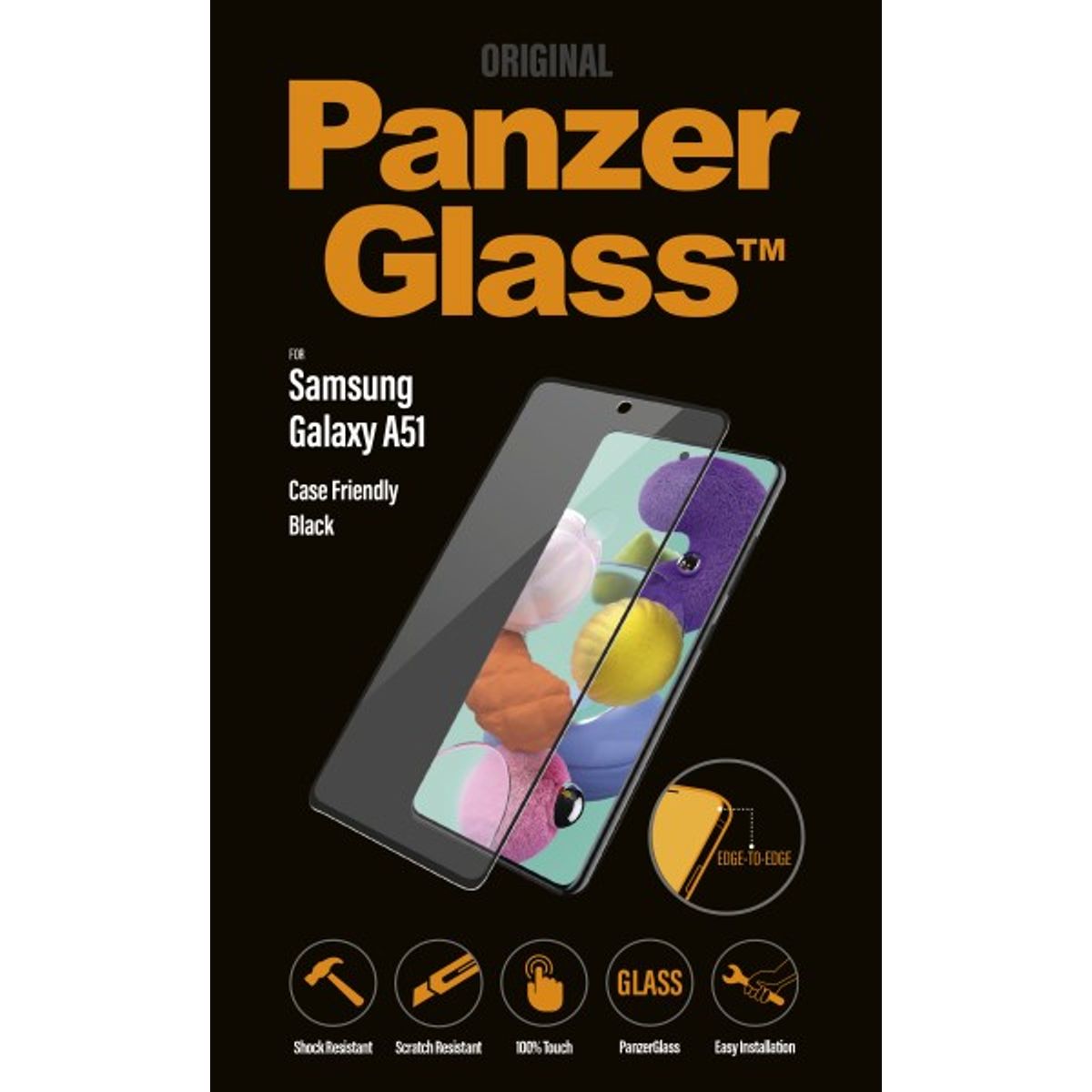 PanzerGlass Samsung Galaxy A51 Case Friendly, sort