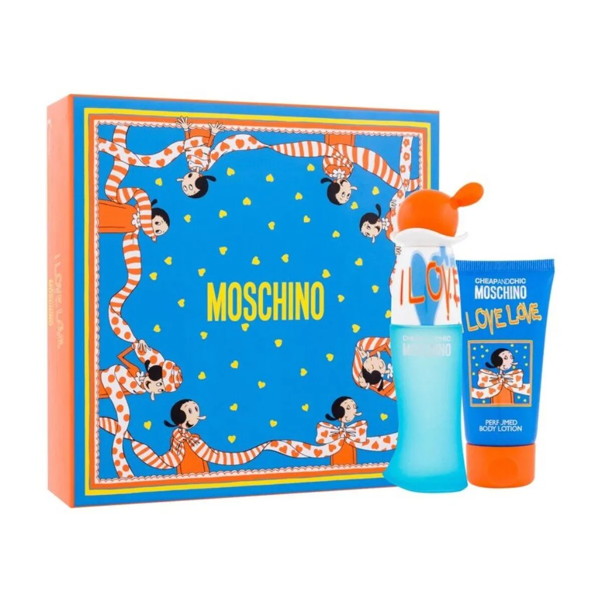 Parfume sæt til kvinder Moschino EDT I Love Love 2 Dele