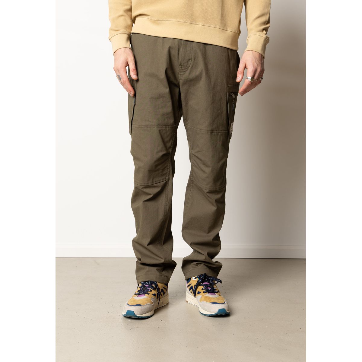 PAVEMENT RIPSTOP CARGO PANTS - Army