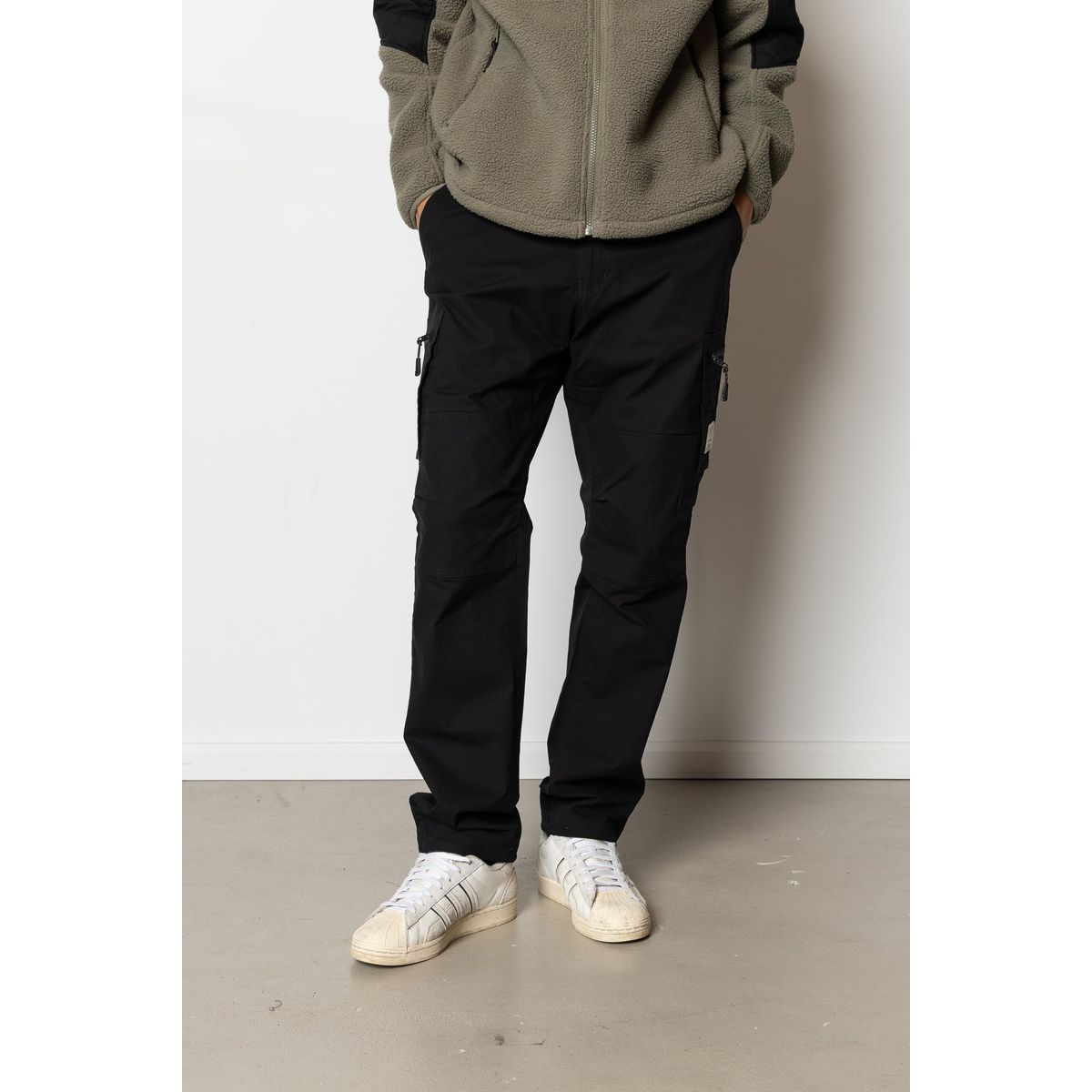 PAVEMENT RIPSTOP CARGO PANTS - Black