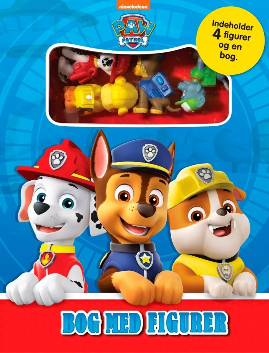 Paw Patrol - Bog Med Figurer - Diverse - Bog