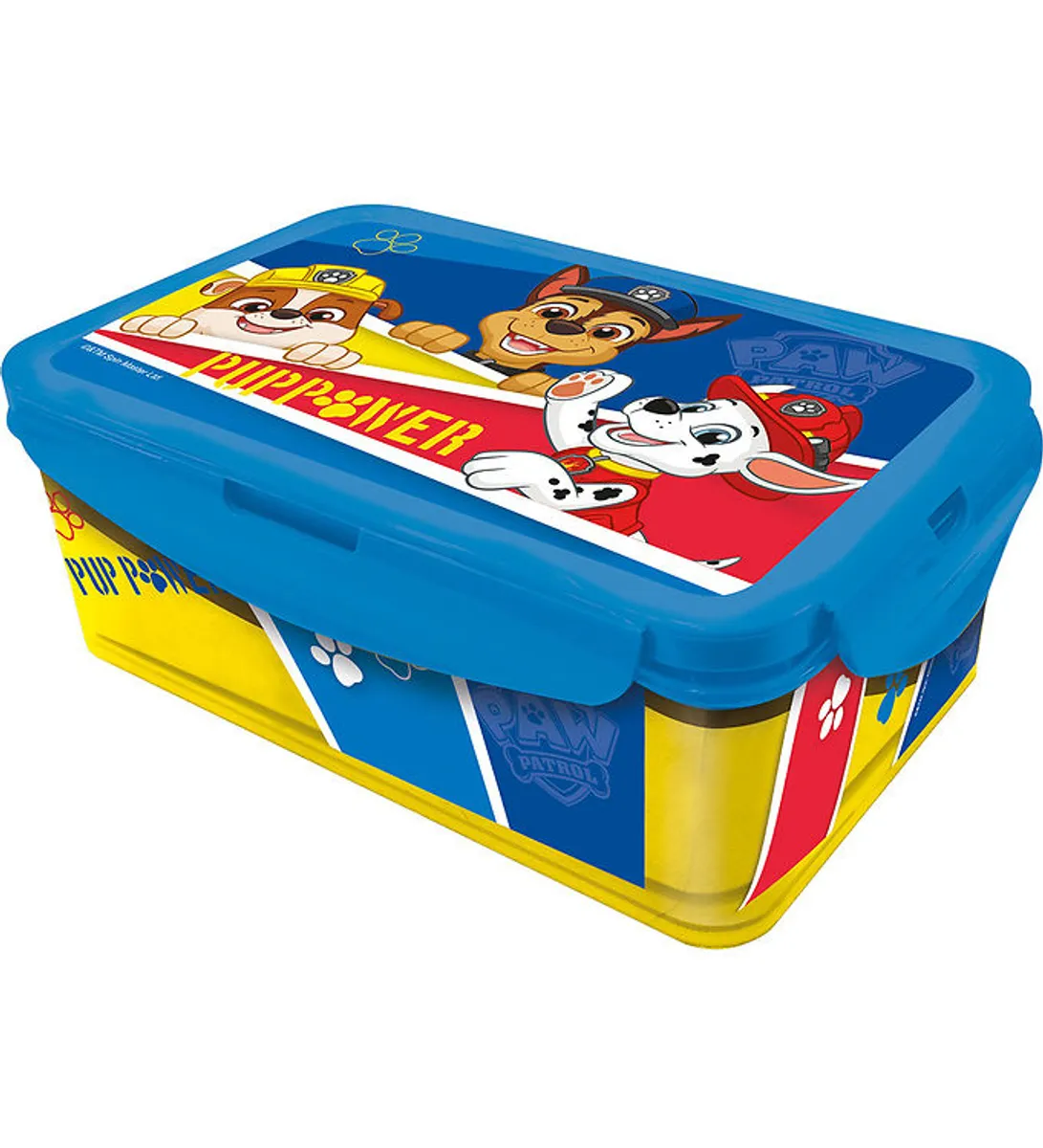 Paw Patrol Madkasse - Lunch Box - 21x13 cm - Blå/Gul