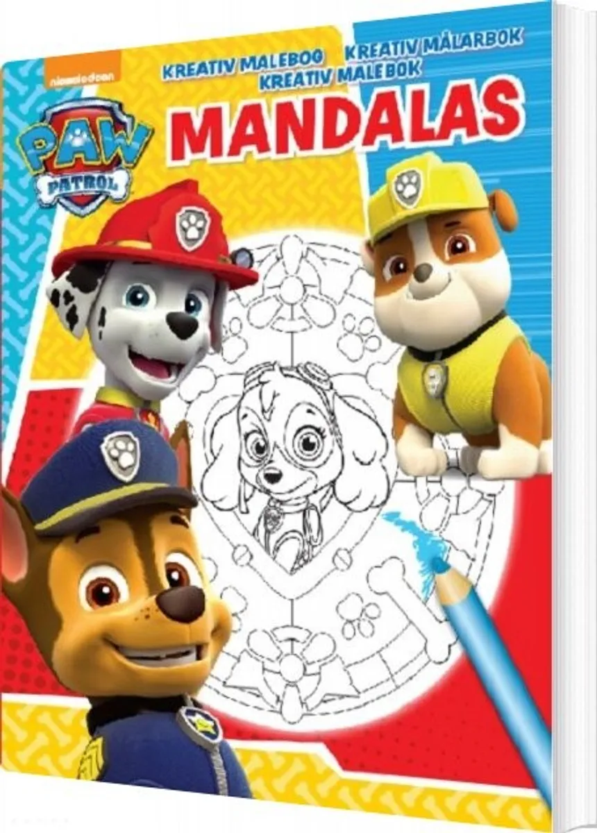 Paw Patrol Mandalas - Kreativ Malebog - Diverse - Bog