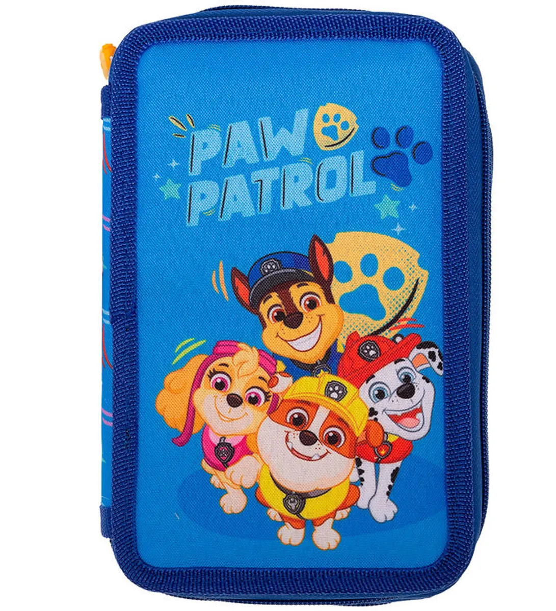 Paw Patrol Penalhus m. Indhold - Dobbelt - Blå m. Print