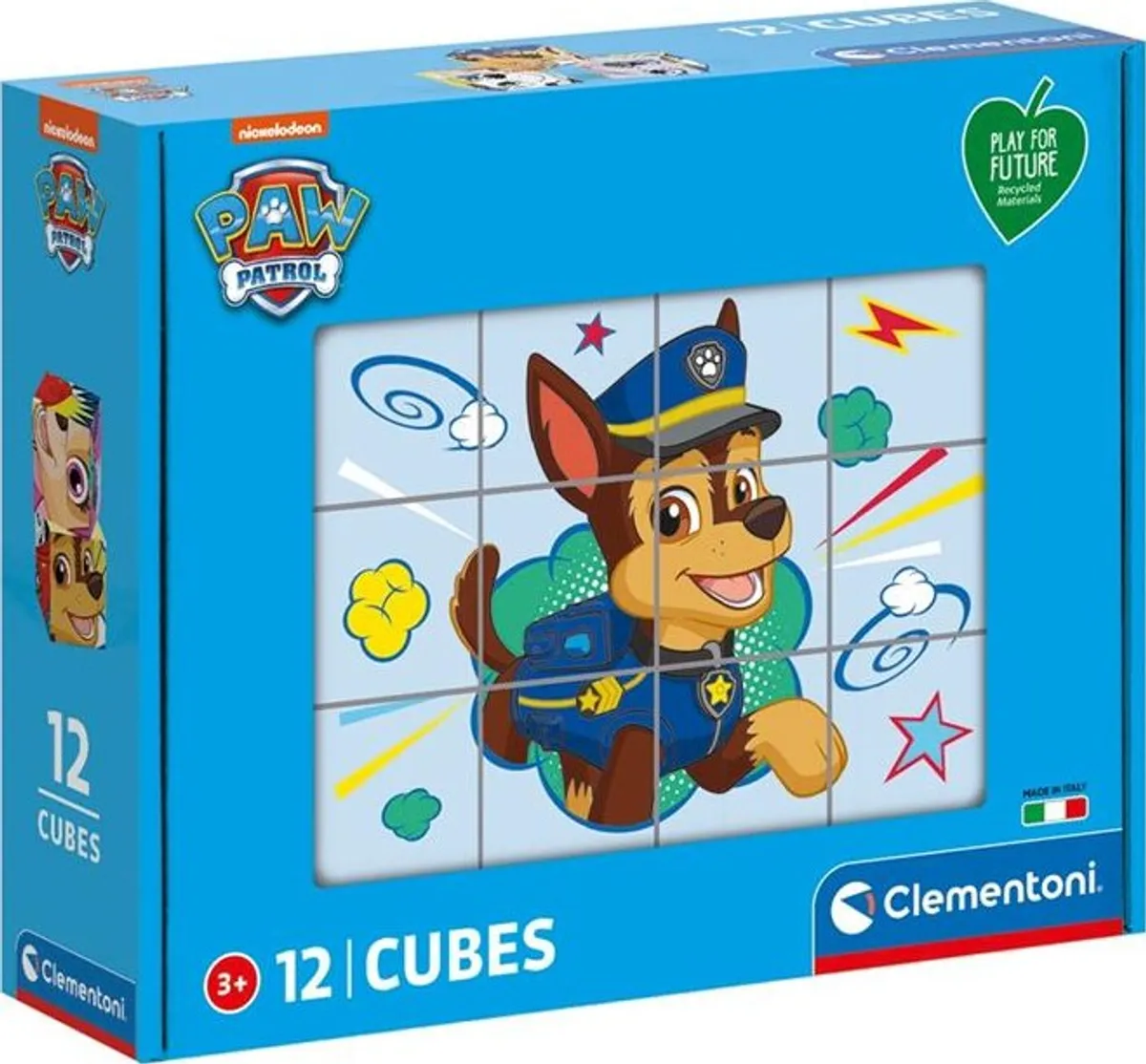 Paw Patrol Puslespil - 12 Kuber - Clementoni