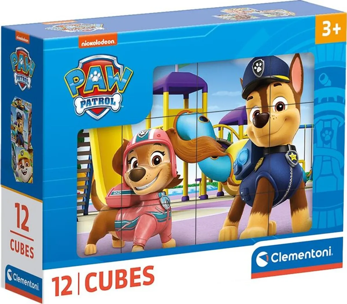 Paw Patrol Puslespil - 12 Kuber - Clementoni