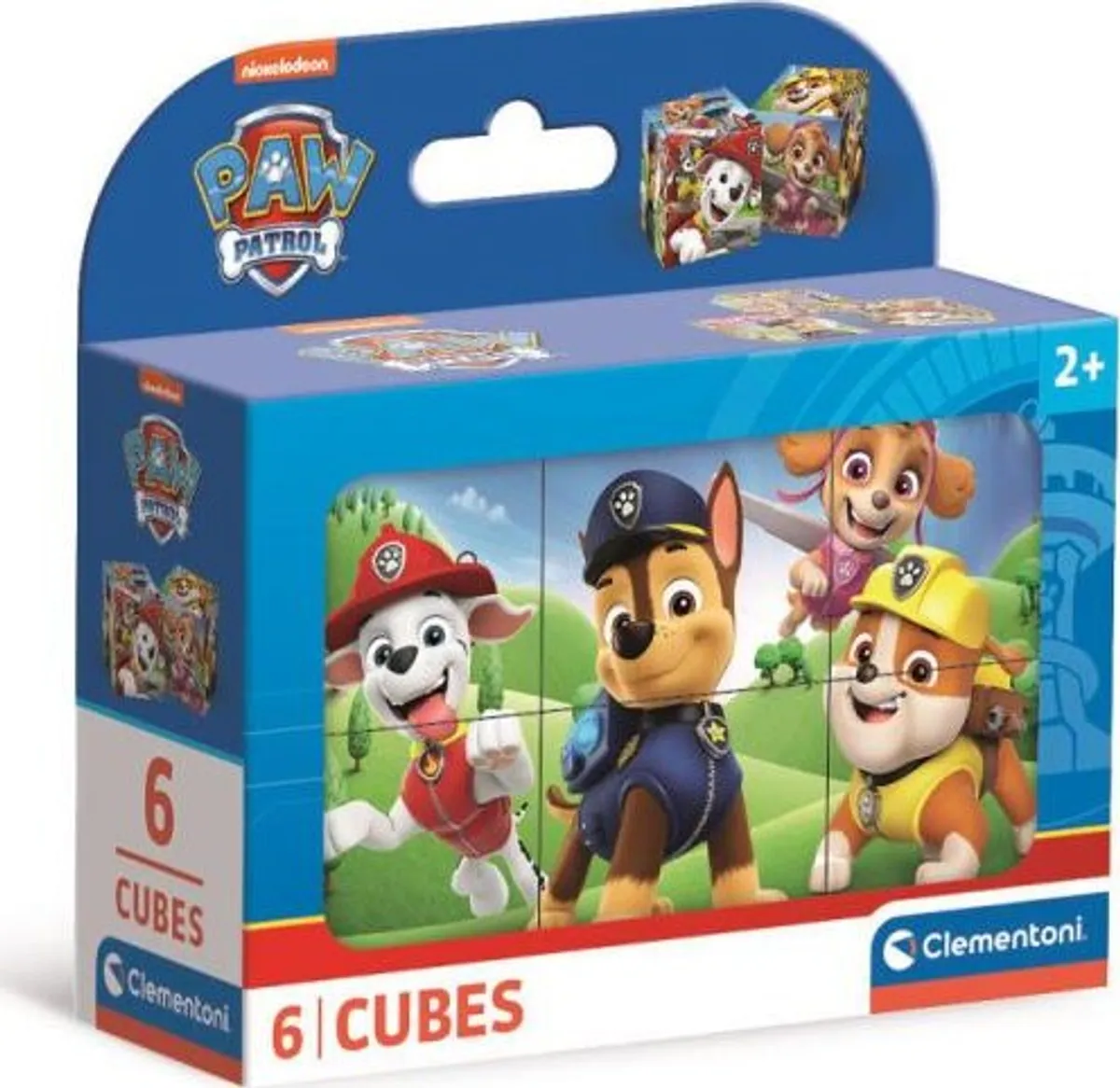 Paw Patrol Puslespil - 6 Kuber - Clementoni