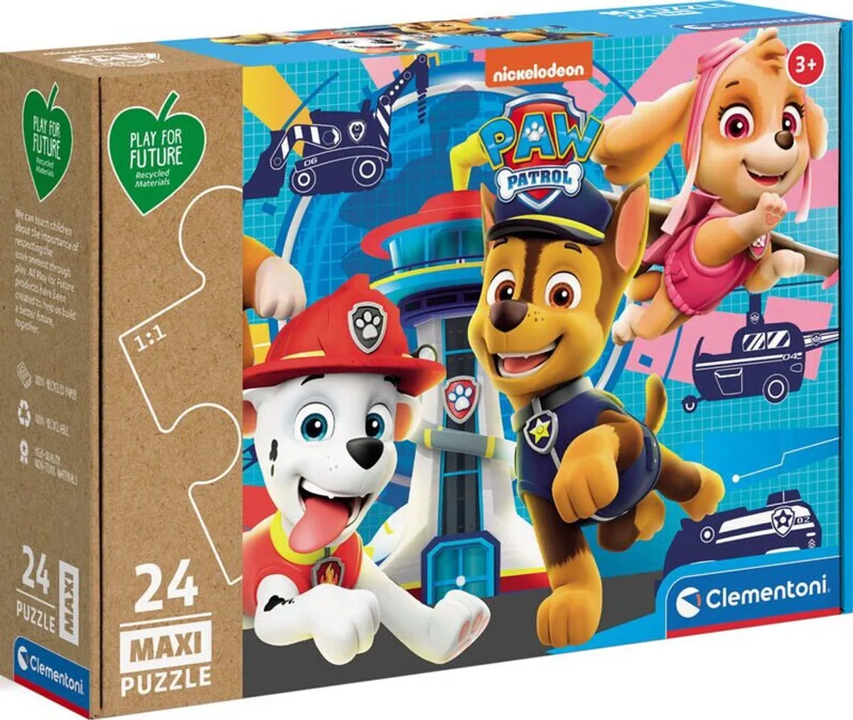 Paw Patrol Puslespil - Maxi - Clementoni - 24 Brikker