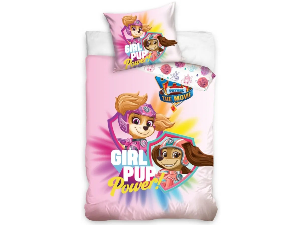 Paw Patrol The Movie ''Girl Pup Power'' Sengetøj 140X200cm