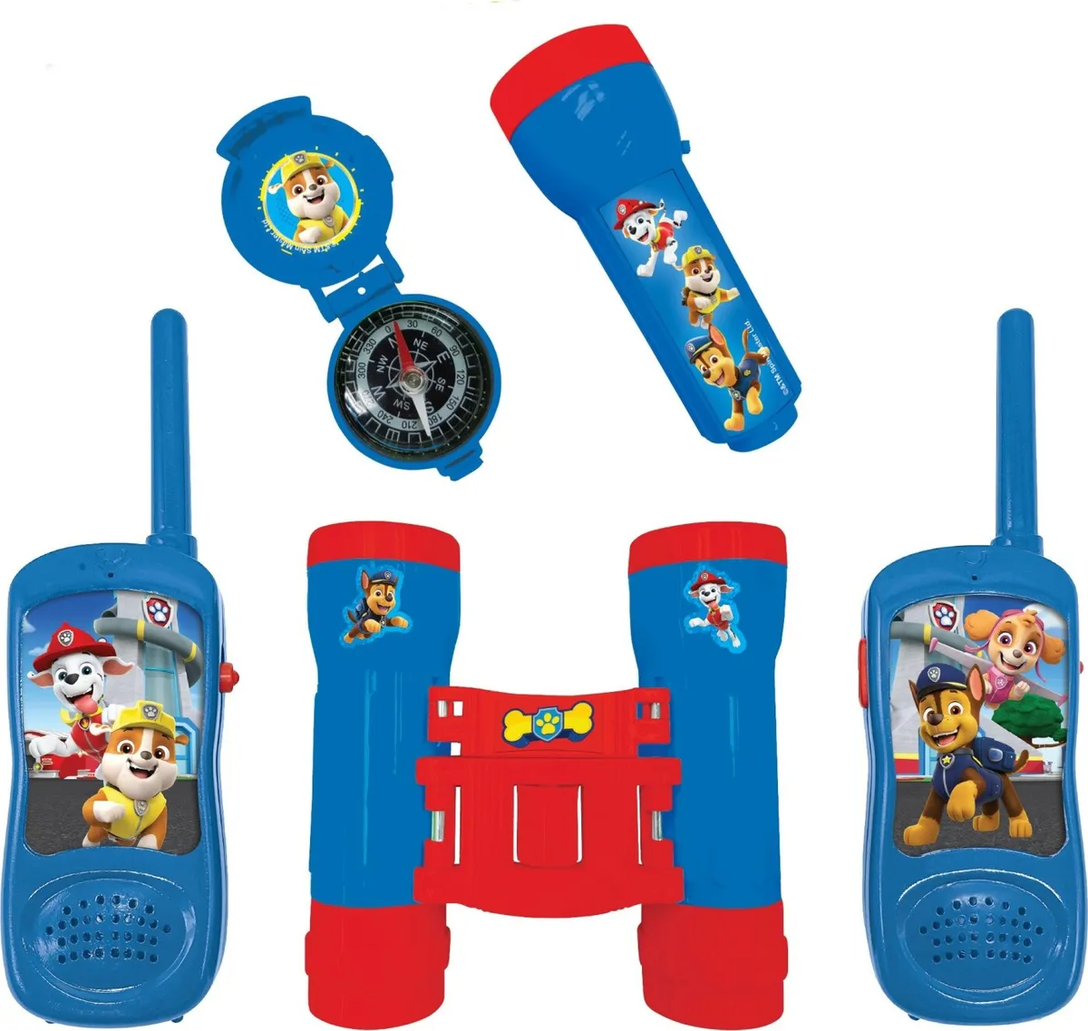 Paw Patrol - Walkie Talkie Og Kikkert Legetøjs Sæt - Lexibook