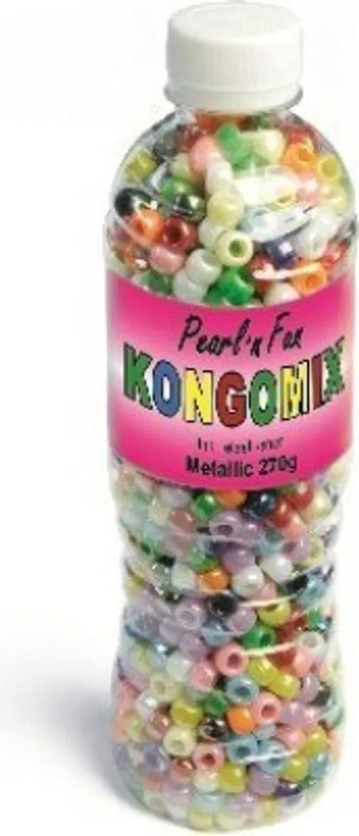 Pearl 'n Fun Perler - Kongo Mix Metallic - 270 G