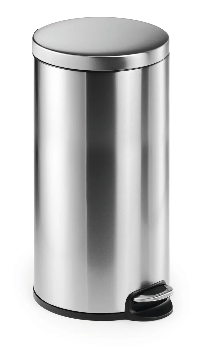 Pedalspand PEDAL BIN STAINLESS STEEL, Round 30